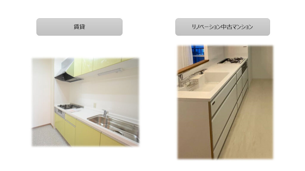 キッチンの品質の違いイメージビールと発泡酒位違います