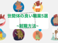 世間体の良い職業を彷彿をさせる職業のキャラクターを幾つか配置
